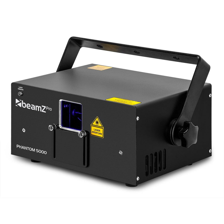beamZ Pro Phantom 5000 - Laser Puro Diodo RGB - Tempo Shop