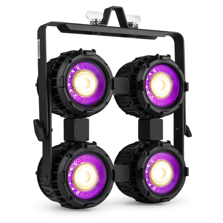 beamZ Pro Soporte NEUTRON-ATOM 2-4 pieces - Soporte metálico para montar 2 o 4 focos NEUTRON ATOM - Tempo Shop