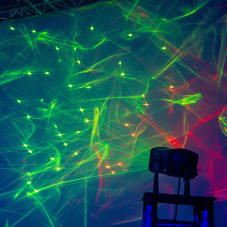 beamZ Pro TerraSky Galaxy - Láser multicolor para exteriores con protección IP65 - Tempo Shop