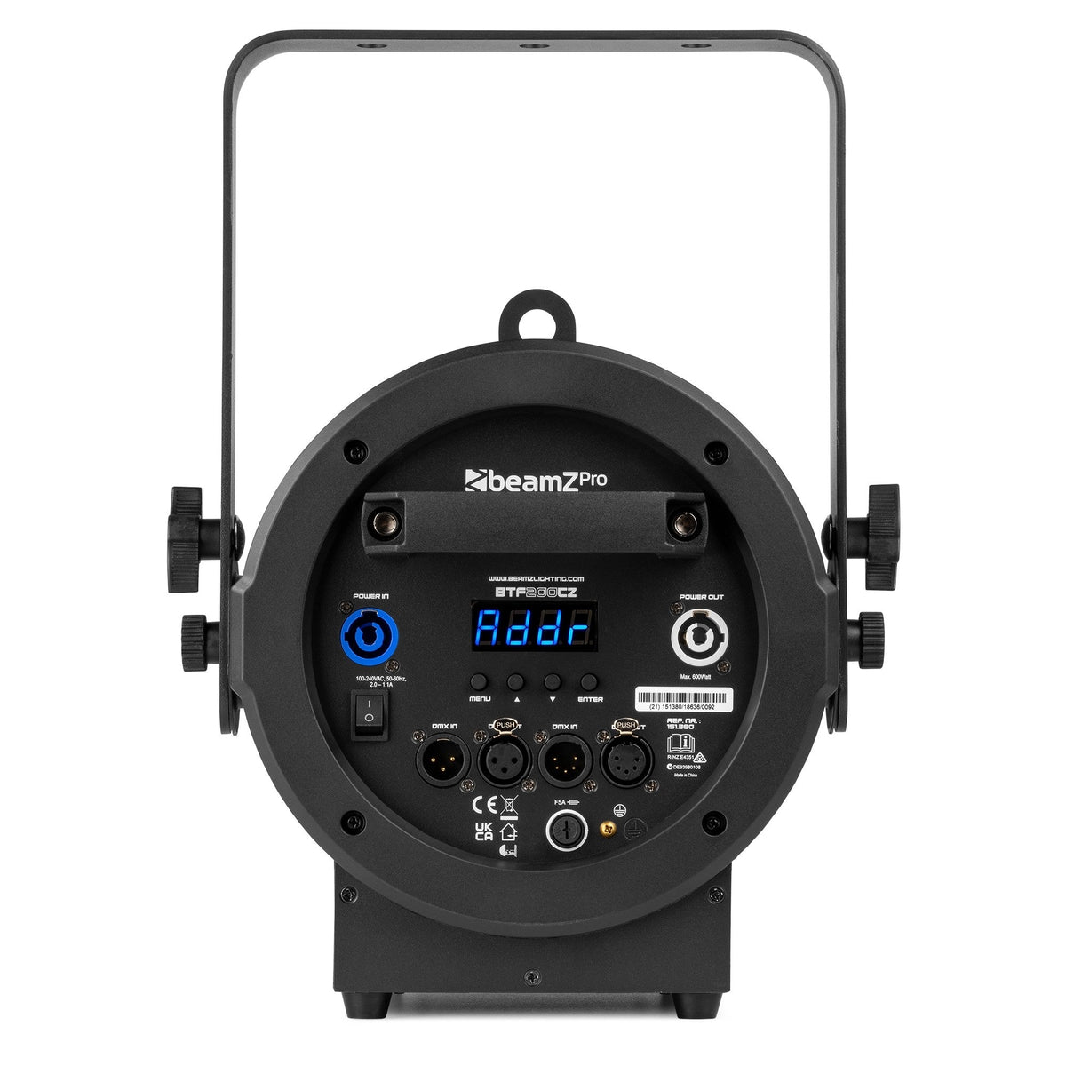 beamZ Pro BTF200CZ - Foco Fresnel Zoom 200W LED RGBW - Tempo Shop