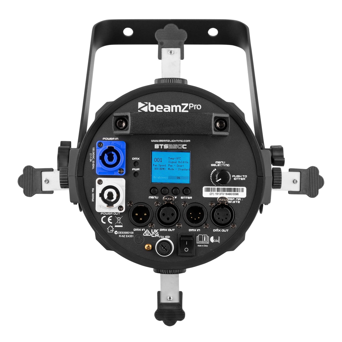 beamZ Pro BTS250C - LED Cañón spot con zoom 250W RGBW - Tempo Shop