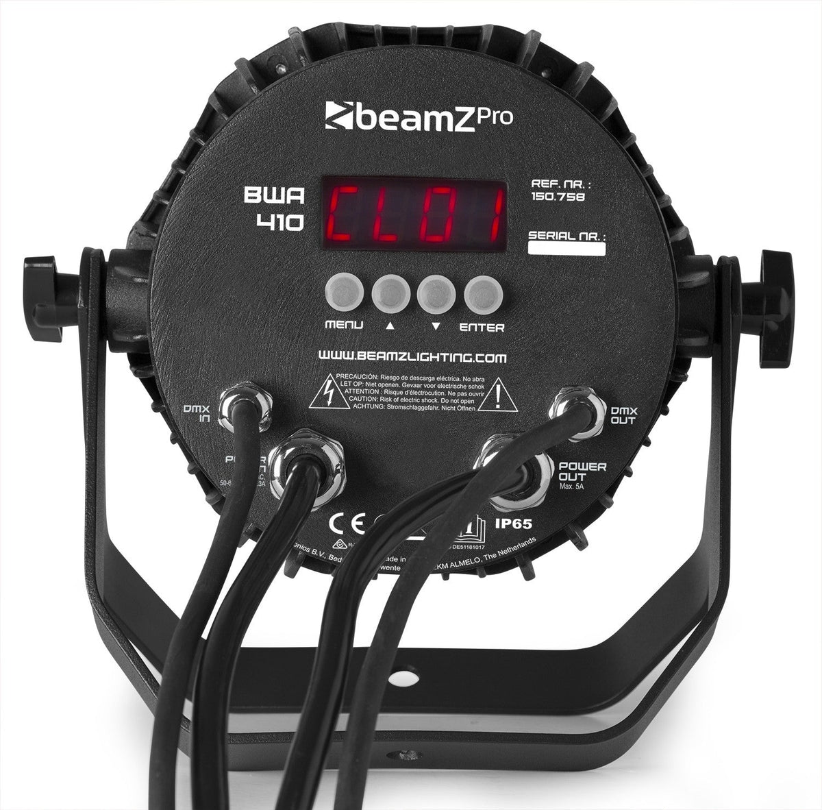 beamZ Pro BWA410 - Foco PAR LED Aluminio exterior IP65 - Tempo Shop