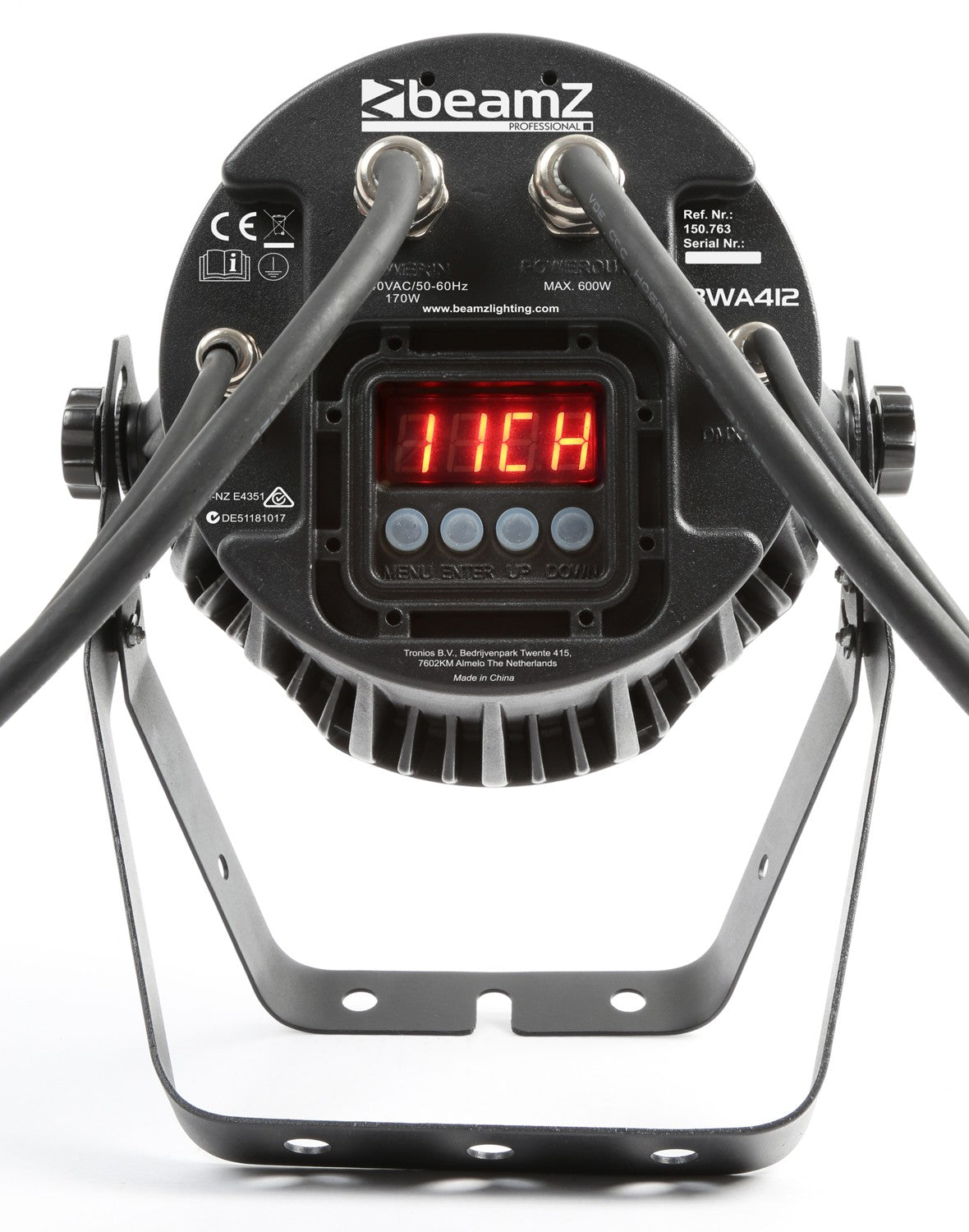 beamZ Pro BWA412 - Foco PAR Aluminio IP65 LED - Tempo Shop