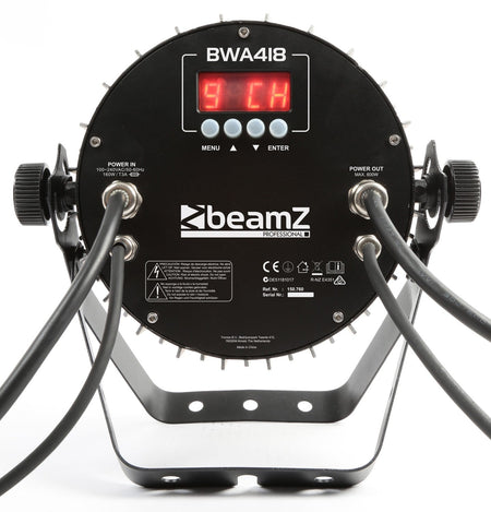 beamZ Pro BWA418 - Foco PAR LED Aluminio IP65 - Tempo Shop