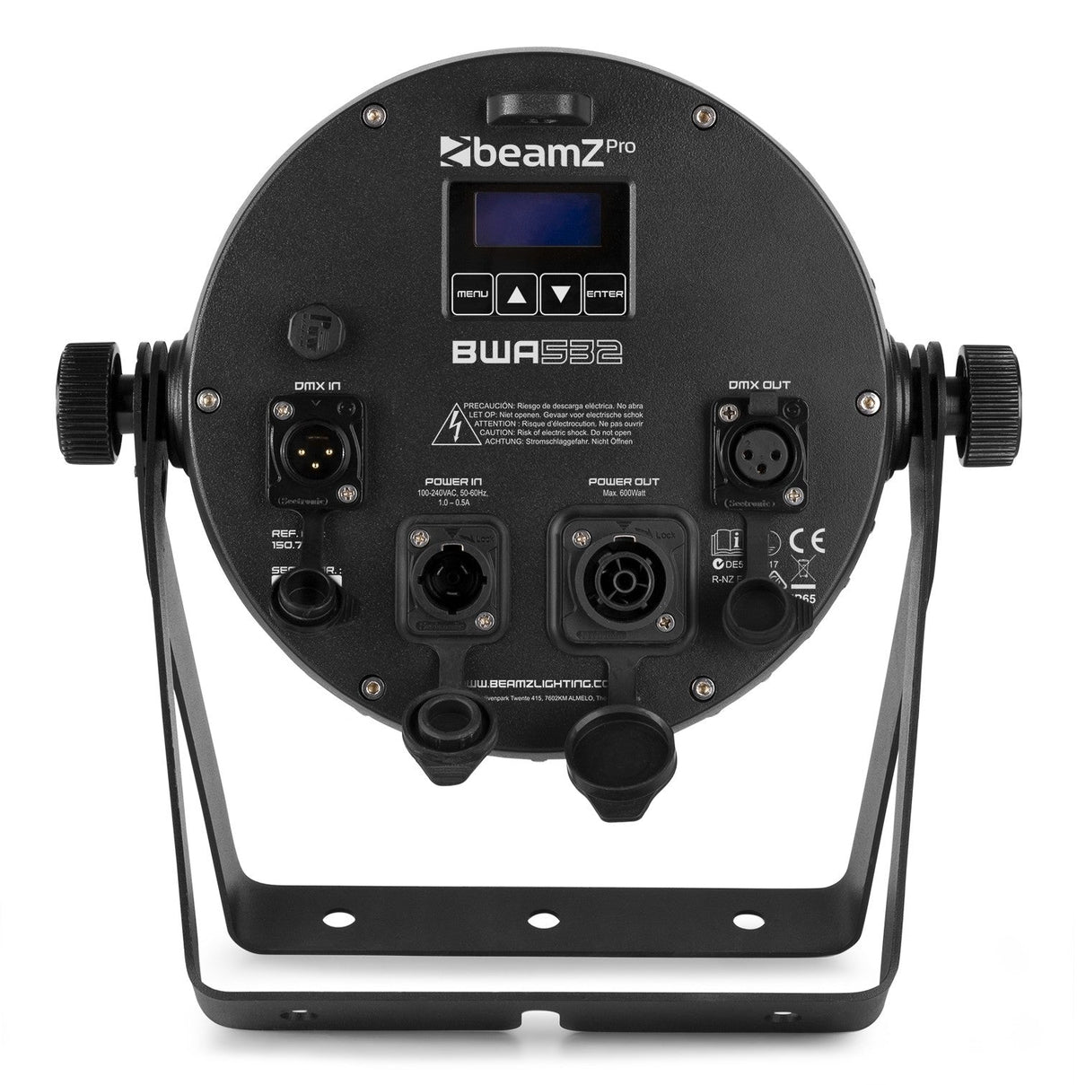 beamZ Pro BWA532 - Foco PAR Aluminio IP65 LED 12x 12W 4 - en - 1 - Tempo Shop