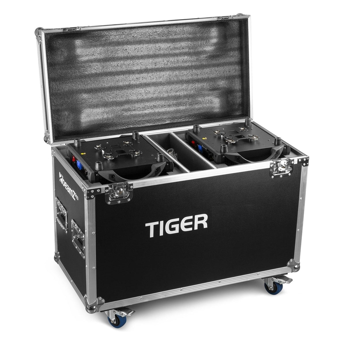 beamZ Pro FC - 9R - Flightcase para 2 unidades Tiger 9R Moving head - Tempo Shop