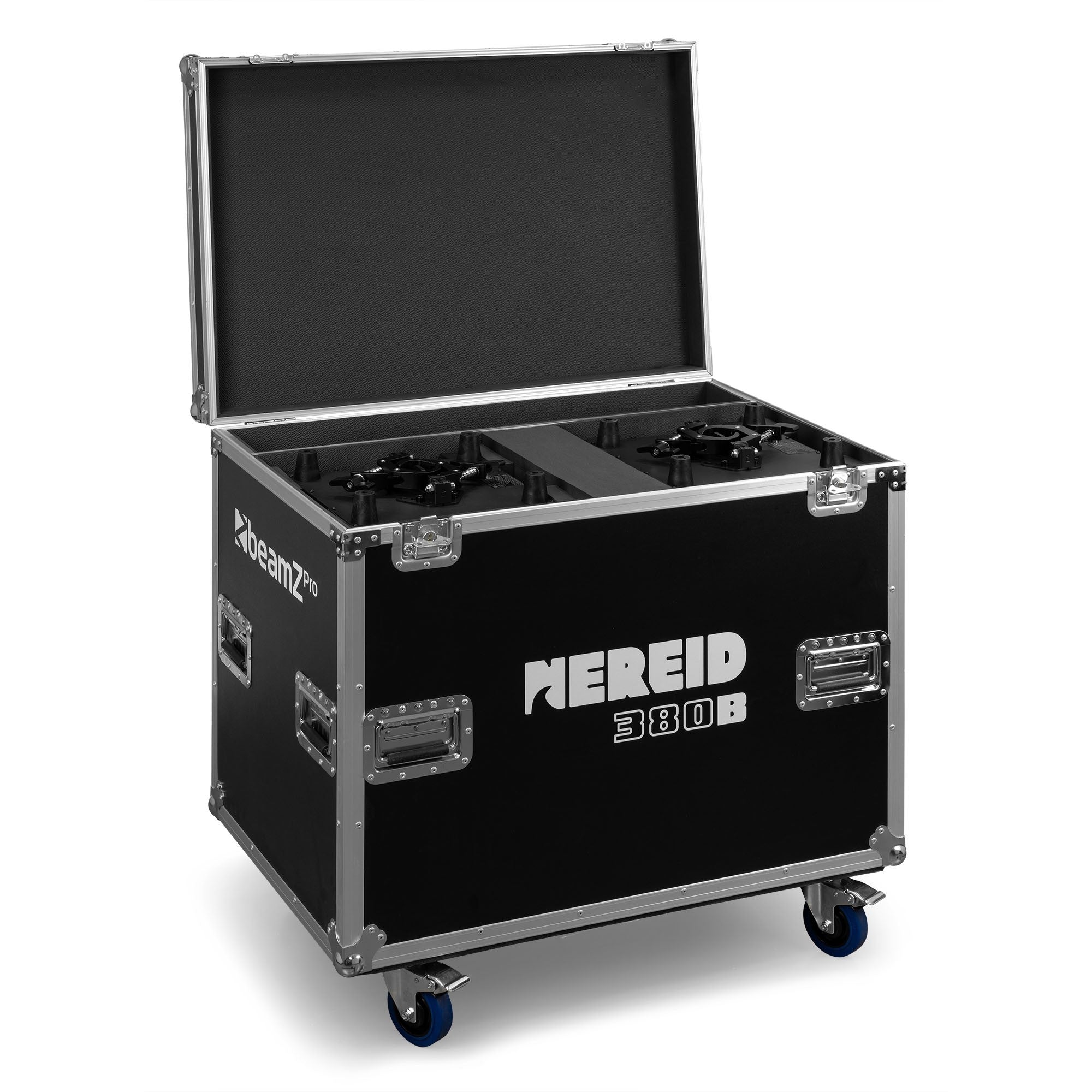 beamZ Pro FC380B - Flightcase para 2pcs Nereid380 - Tempo Shop