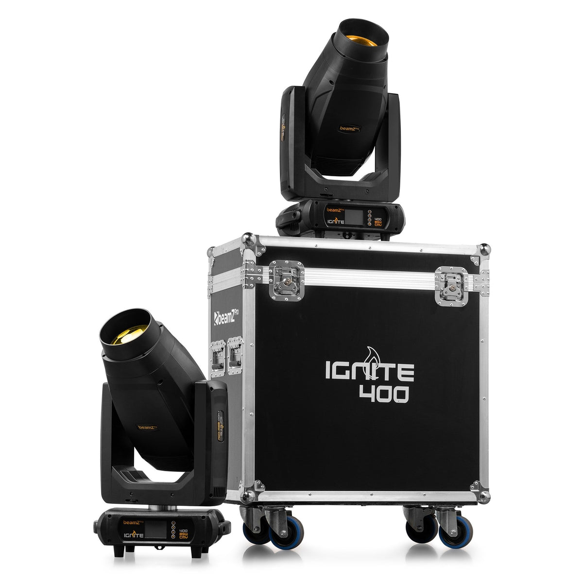 beamZ Pro FC400 - Flightcase 2x IGNITE400 - Tempo Shop