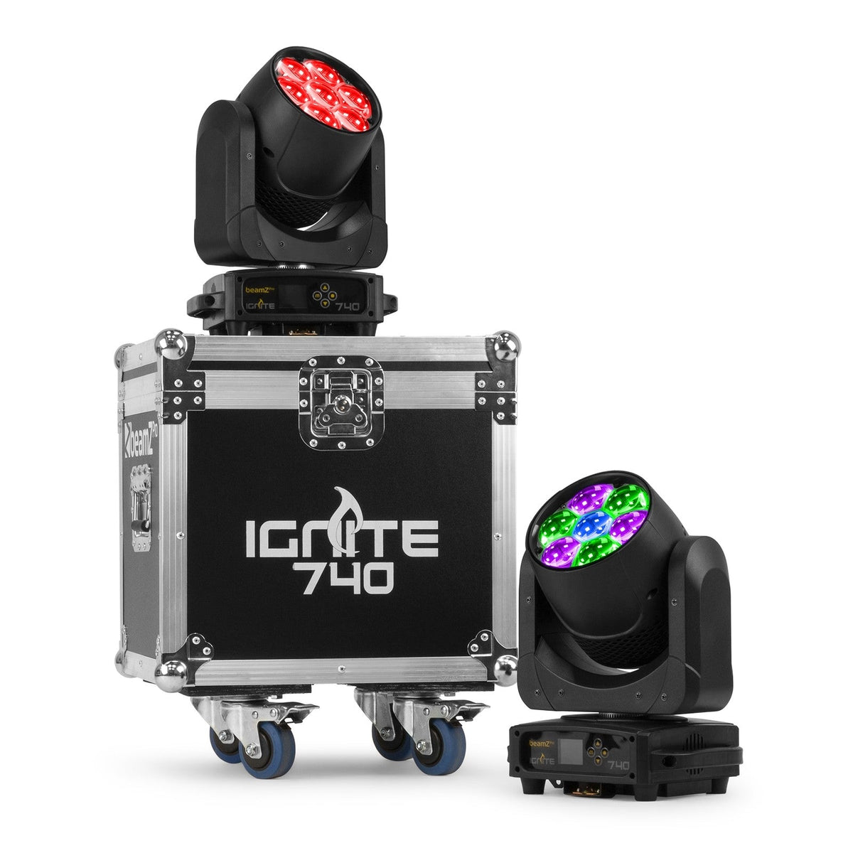beamZ Pro FC740I - Flightcase para 2x IGNITE740 - Tempo Shop