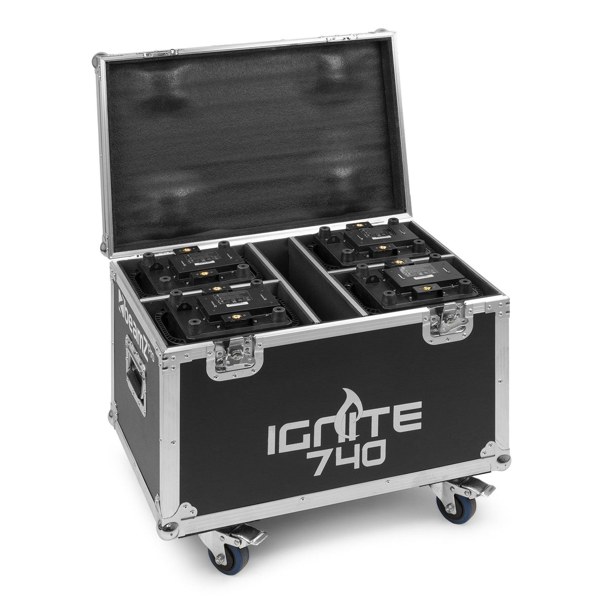 beamZ Pro FC740I4 - Flightcase para 4x IGNITE740 - Tempo Shop