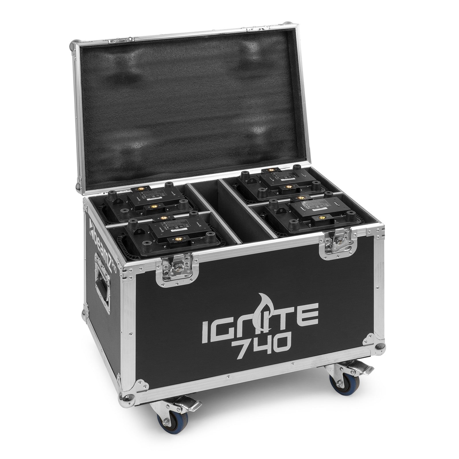 beamZ Pro FC740I4 - Flightcase para 4x IGNITE740 - Tempo Shop
