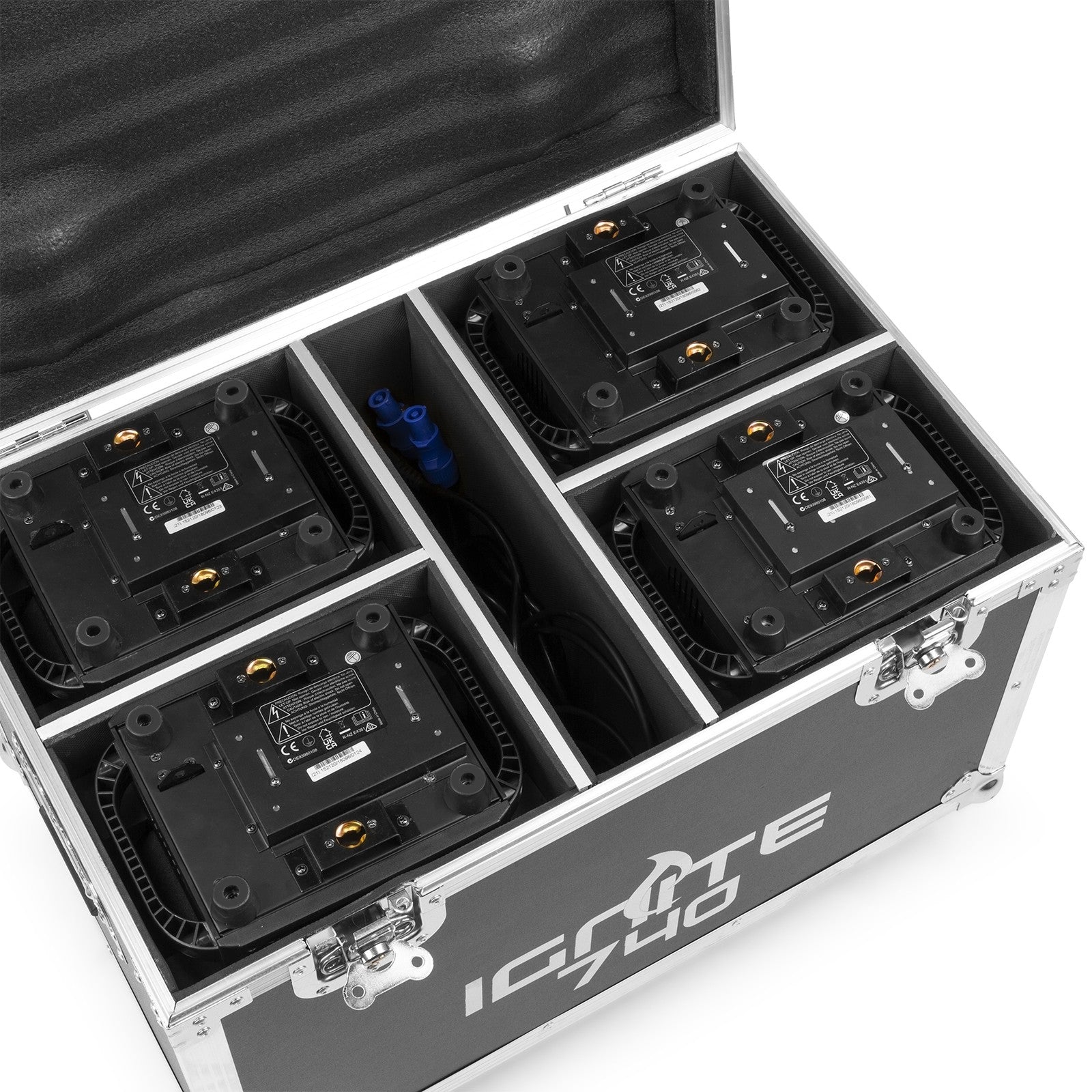 beamZ Pro FC740I4 - Flightcase para 4x IGNITE740 - Tempo Shop