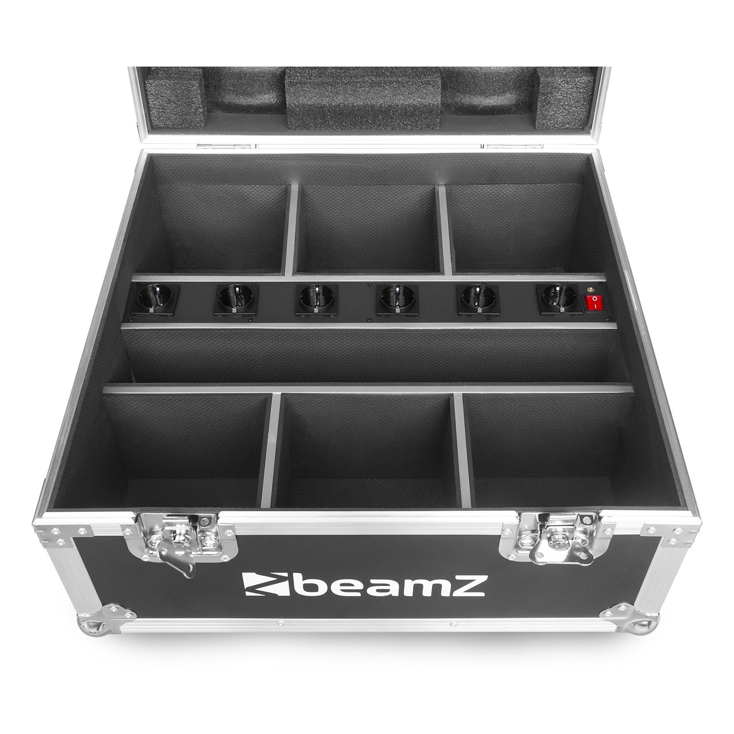 beamZ Pro FCBP6 - Flightcase para 6x WBP612IP con cargador - Tempo Shop
