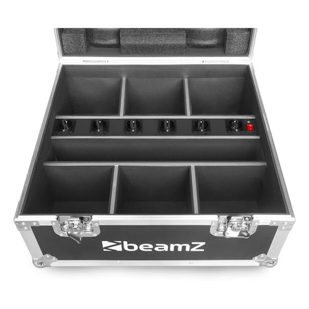 beamZ Pro FCBP6 - Flightcase para 6x WBP612IP con cargador - Tempo Shop