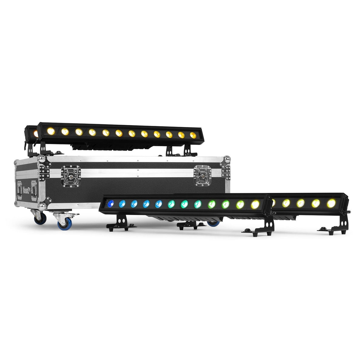 beamZ Pro FCLCB12 - Flightcase para 4x LCB1215IP barras led - Tempo Shop