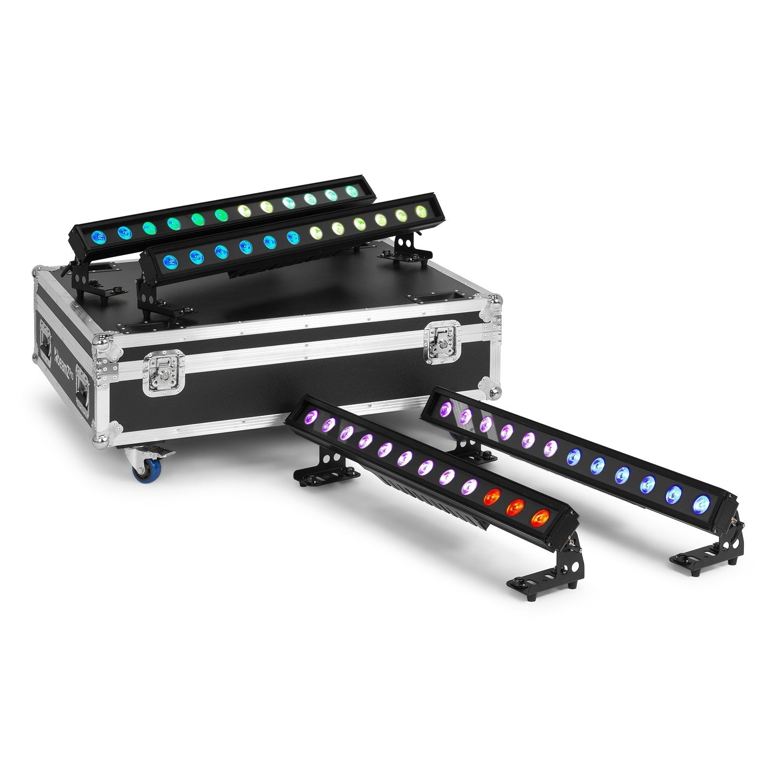 beamZ Pro FCLCB12 - Flightcase para 4x LCB1215IP barras led - Tempo Shop