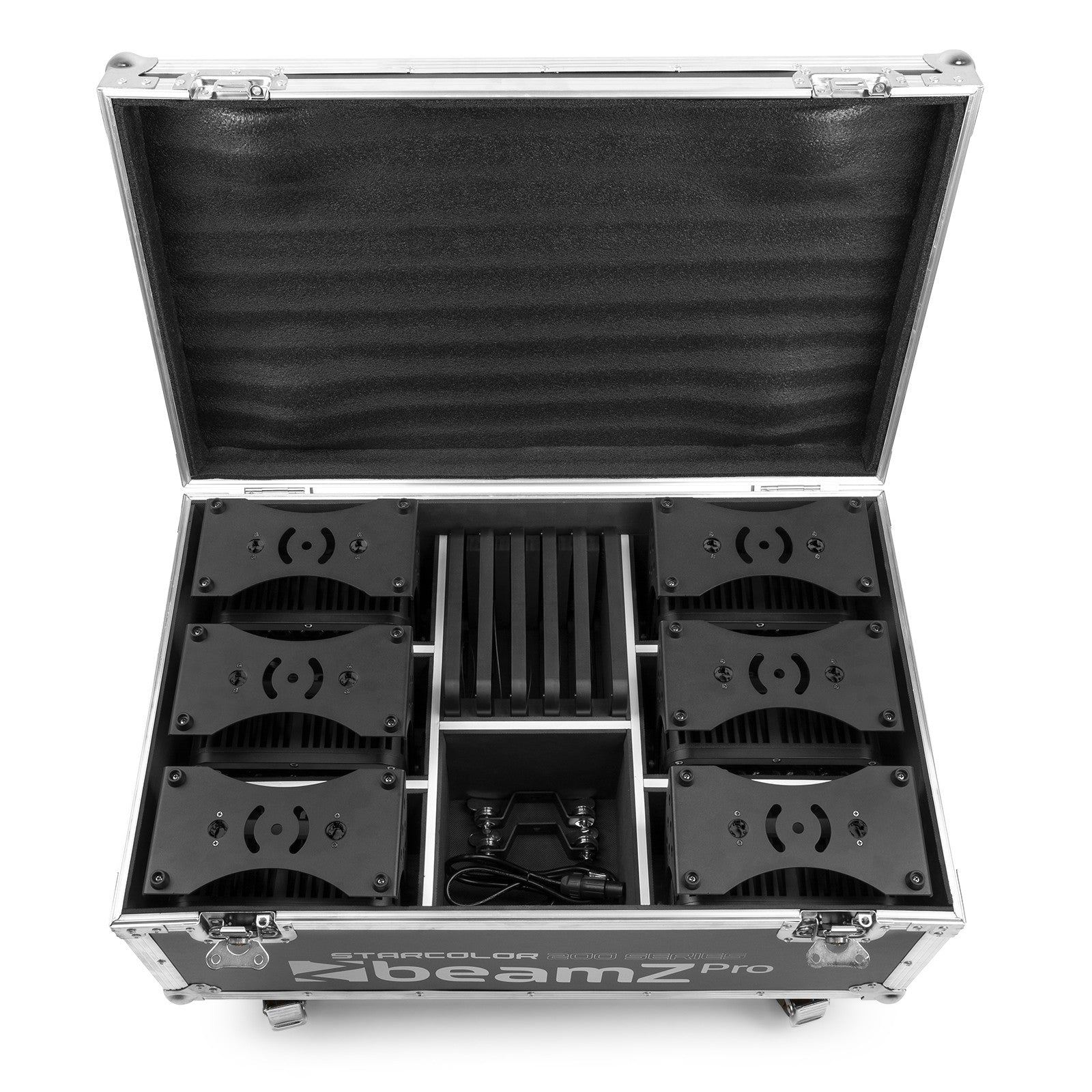 beamZ Pro FL200 - Flightcase para 6pcs Star - Color 200 y 205 Proyectores Wash - Tempo Shop
