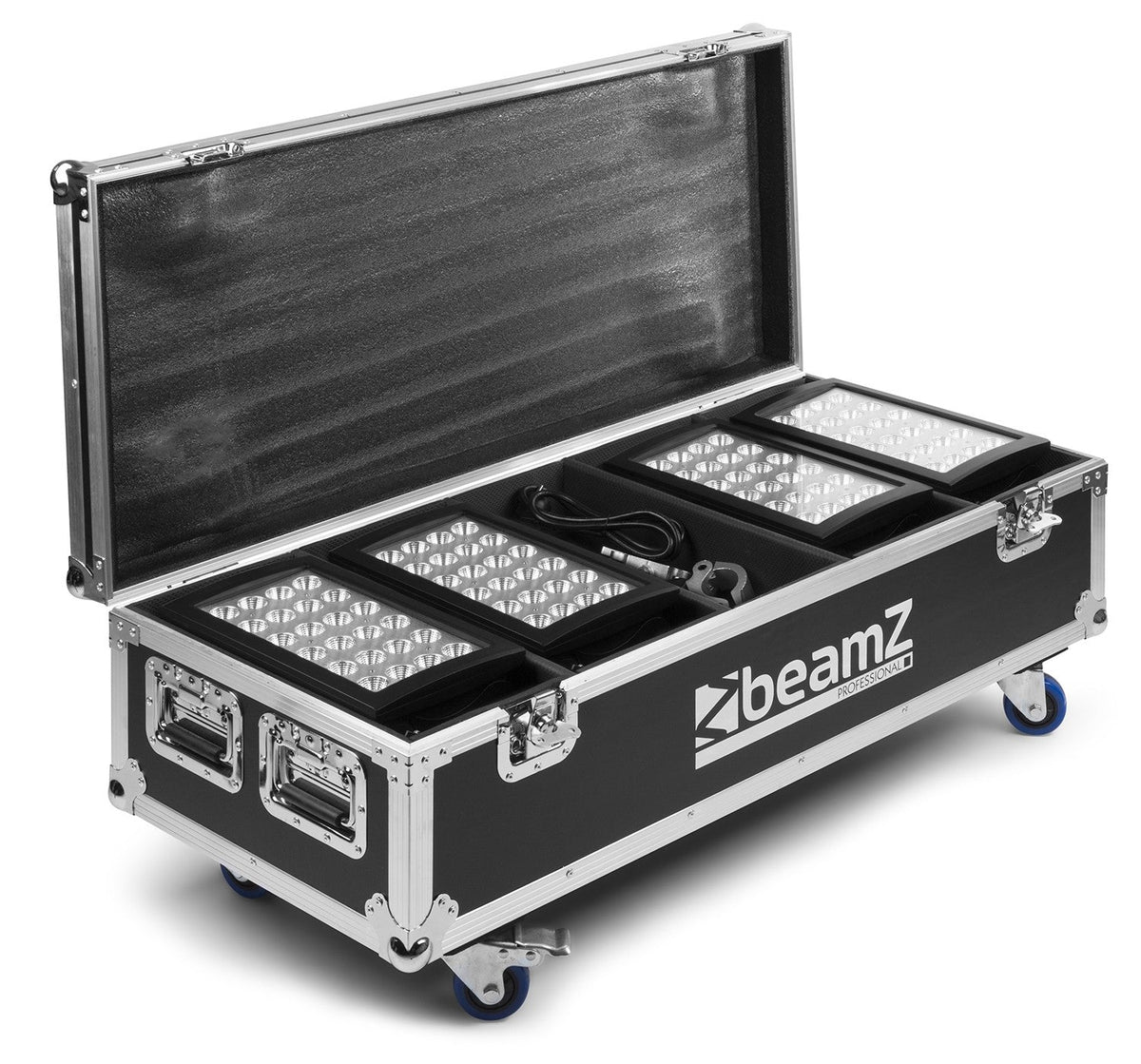 beamZ Pro FL4 - Flightcase para 4pcs StarColor240 o 360 Proyectores Wash - Tempo Shop