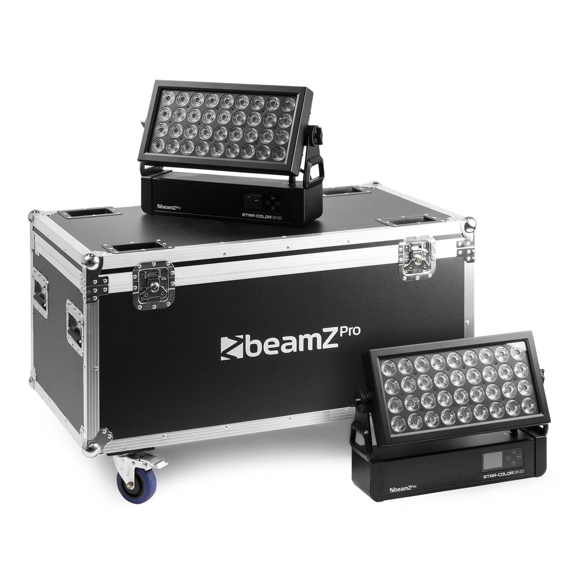 beamZ Pro FLC5404 - Flightcase para 4 piezas StarColor540 - Tempo Shop