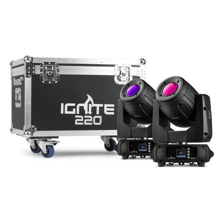 beamZ Pro IGNITE220 - Cabeza móvil 220W 2pcs en Flightcase - Tempo Shop