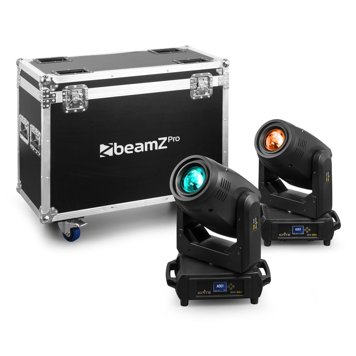 beamZ Pro IGNITE300 - LED BSW Cabeza móvil 2pcs en Flightcase - Tempo Shop