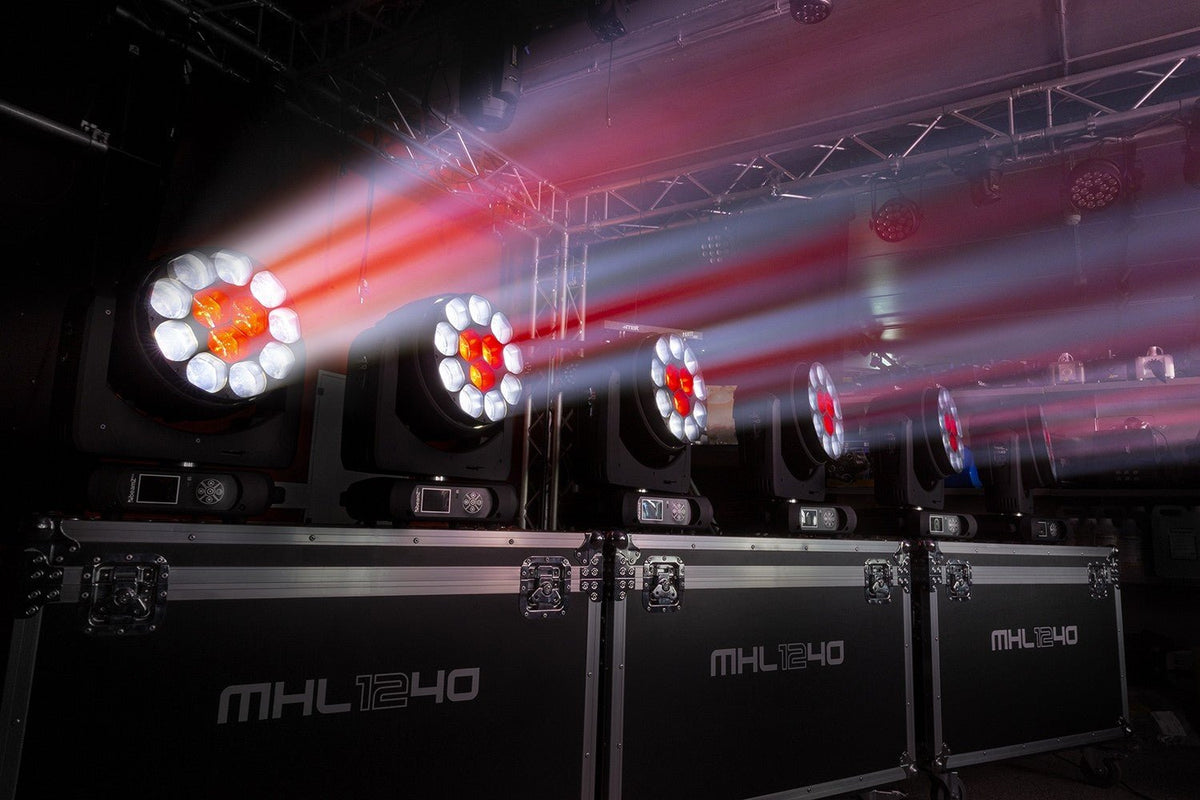 beamZ Pro MHL1240 - LED Wash Cabeza Movil con Zoom 2 piezas en Flightcase - Tempo Shop