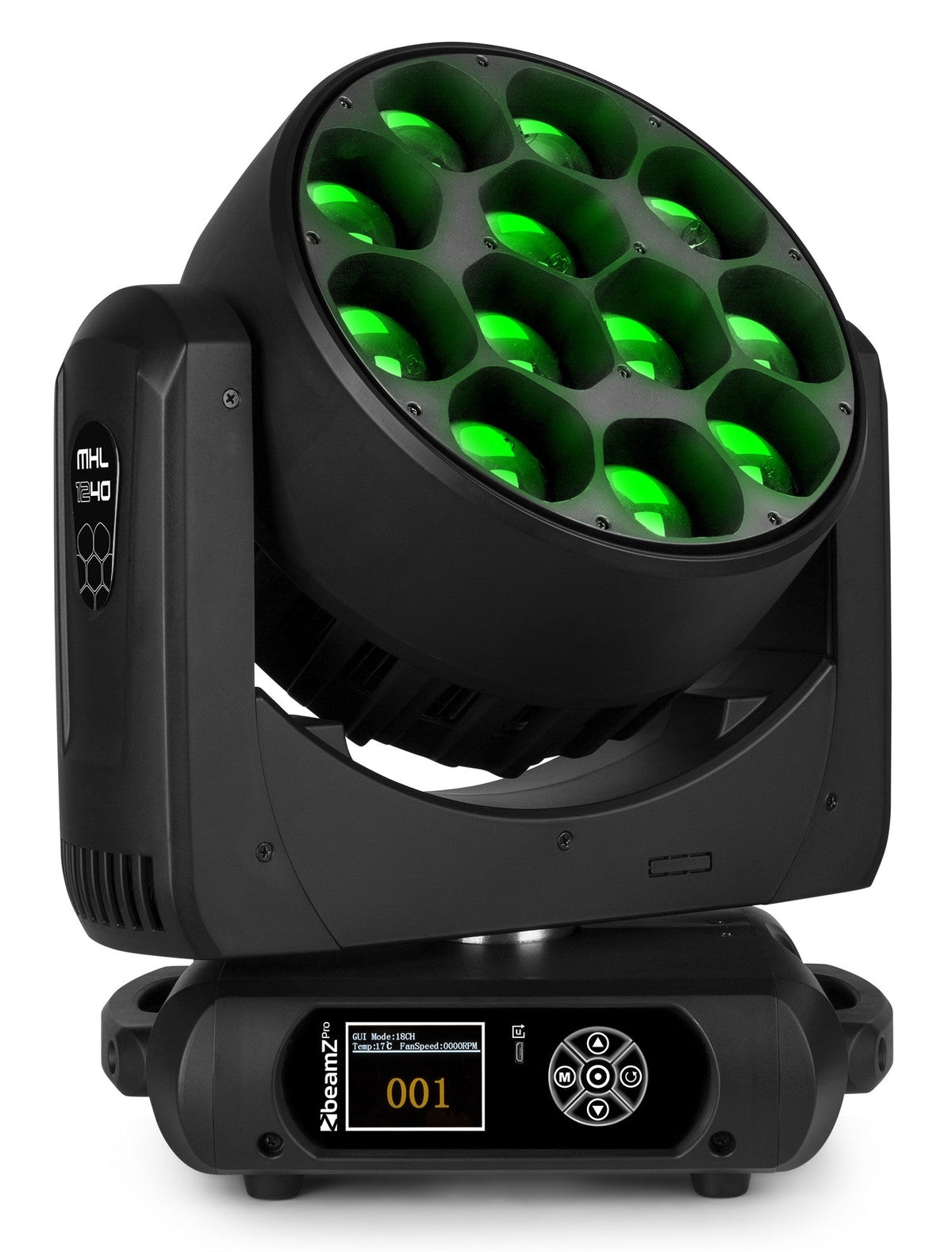 beamZ Pro MHL1240 - LED Wash Cabeza Movil con Zoom 2 piezas en Flightcase - Tempo Shop