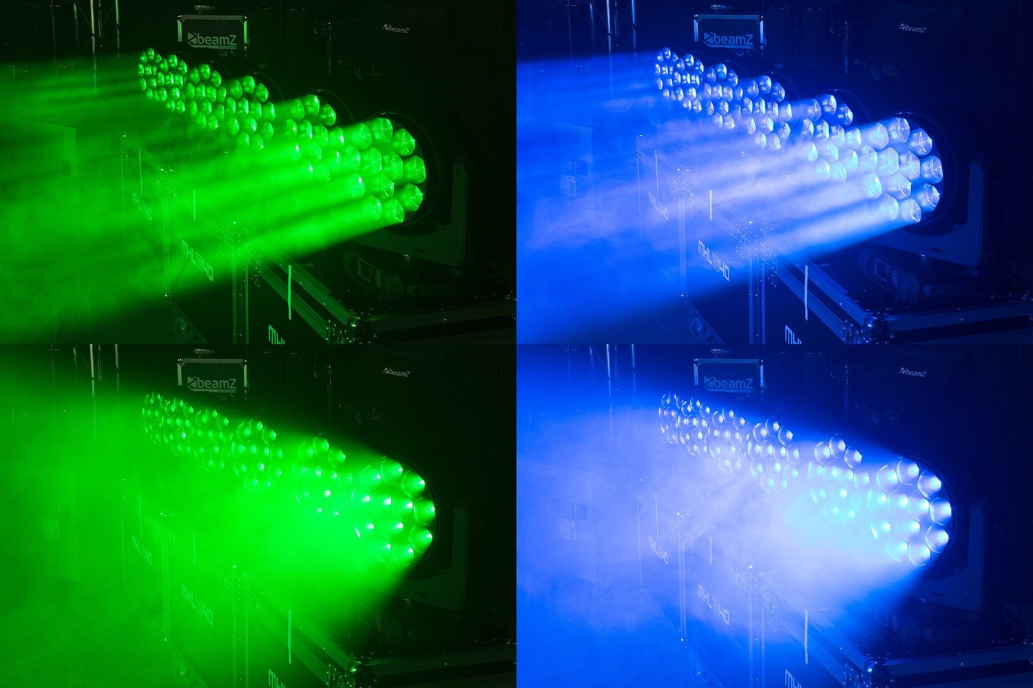 beamZ Pro MHL1240 - LED Wash Cabeza Movil con Zoom 2 piezas en Flightcase - Tempo Shop