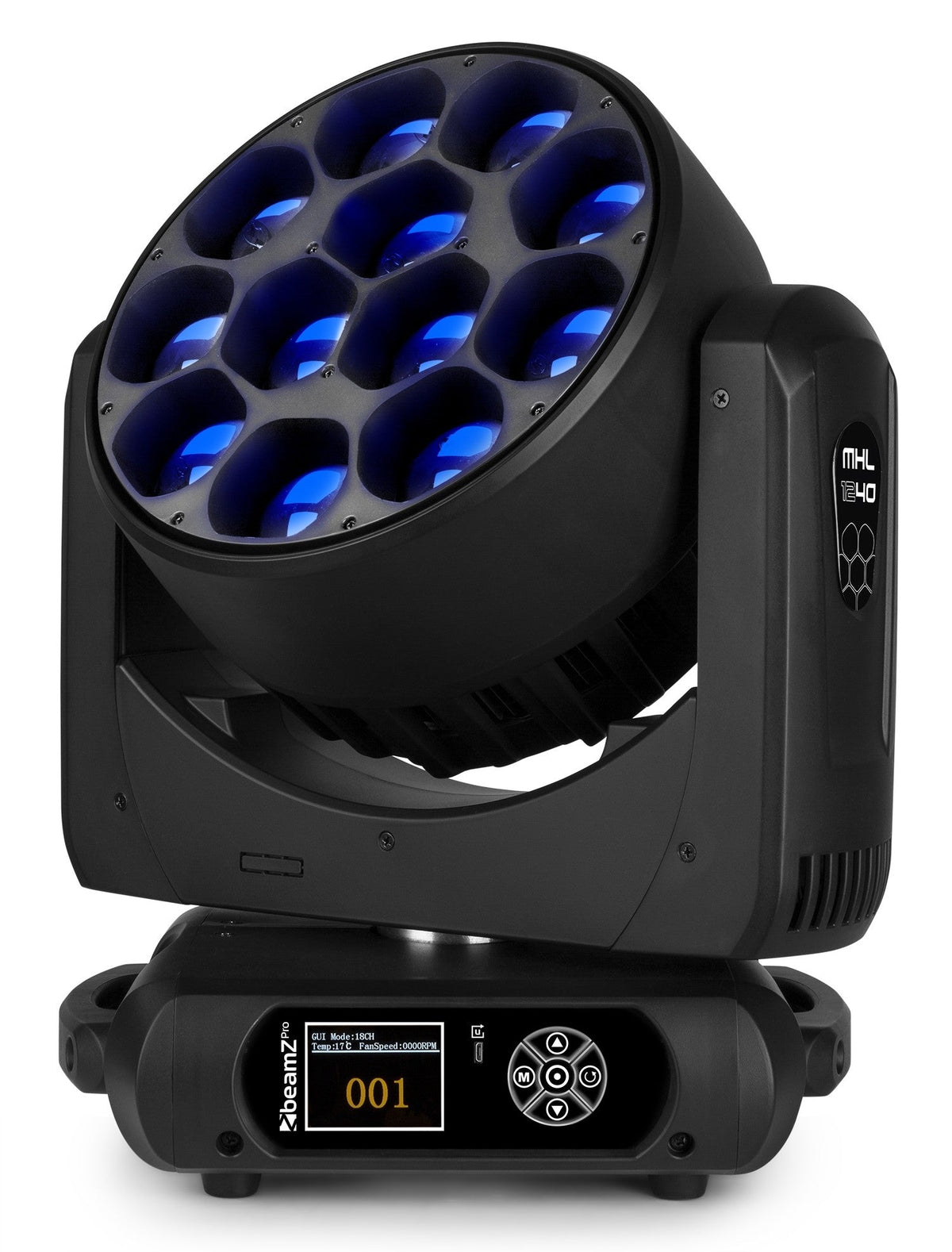 beamZ Pro MHL1240 - LED Wash Cabeza Movil con Zoom - Tempo Shop