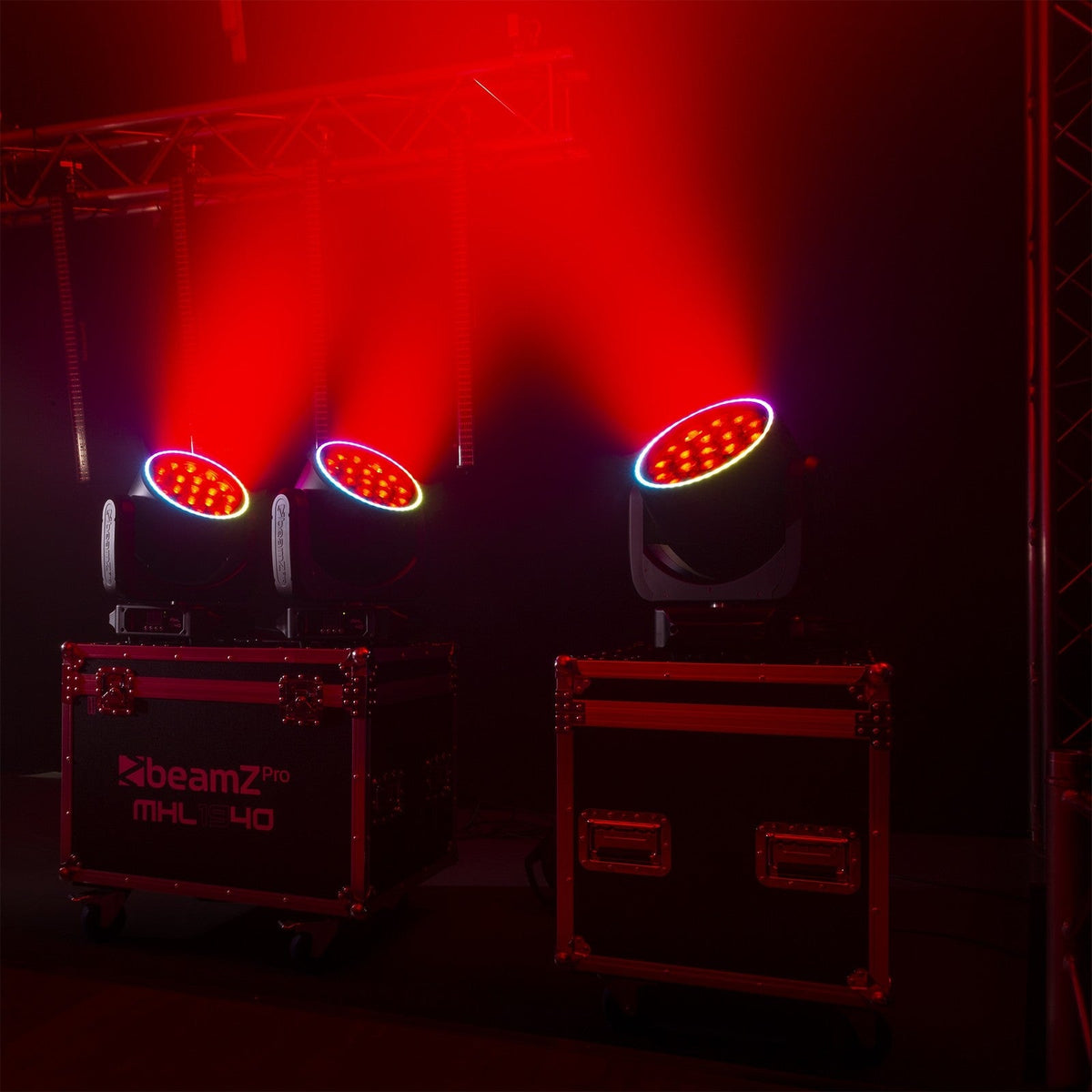 beamZ Pro MHL1940 - LED Bee Eye Cabeza móvil con Zoom 2 unidades en Flightcase - Tempo Shop