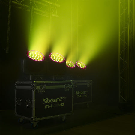 beamZ Pro MHL1940 - LED Bee Eye Cabeza móvil con Zoom 2 unidades en Flightcase - Tempo Shop