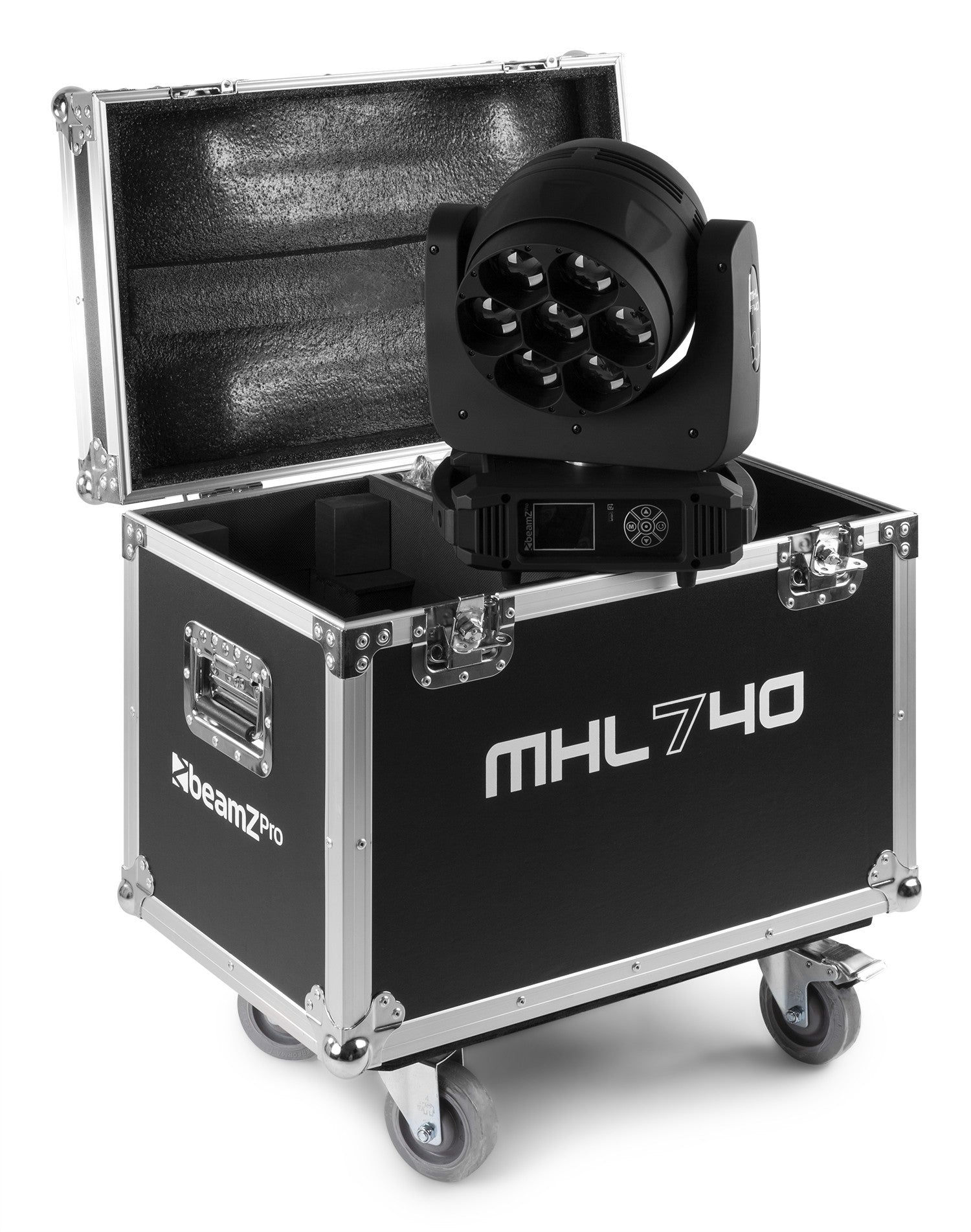 beamZ Pro MHL740 - LED Wash Cabeza Movil con Zoom 2 piezas en Flightcase - Tempo Shop