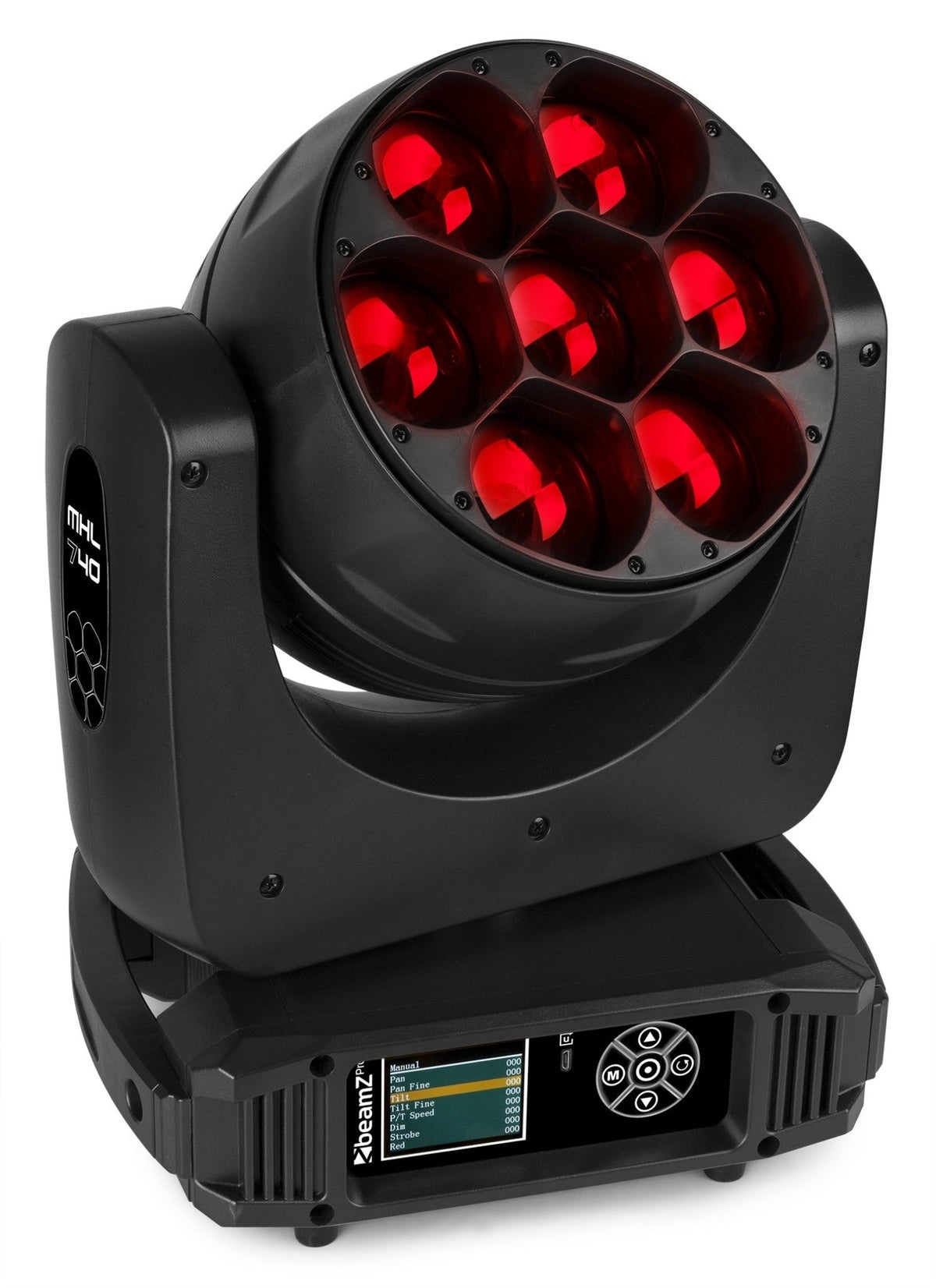 beamZ Pro MHL740 - LED Wash Cabeza Movil con Zoom 2 piezas en Flightcase - Tempo Shop