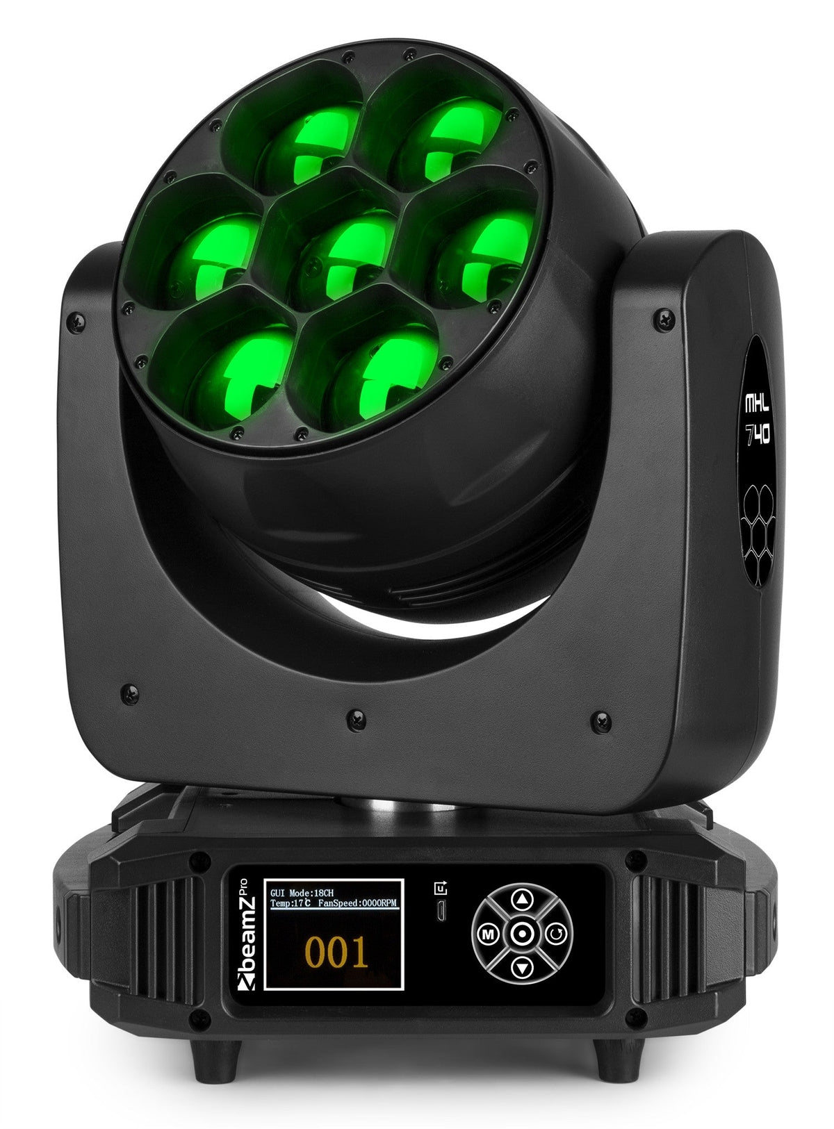 beamZ Pro MHL740 - LED Wash Cabeza Movil con Zoom 2 piezas en Flightcase - Tempo Shop