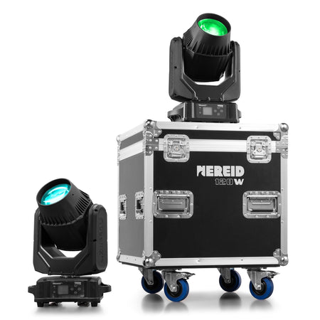 beamZ Pro Nereid120 - LED Beam Cabeza móvil exterior 2pcs en Flightcase - Tempo Shop