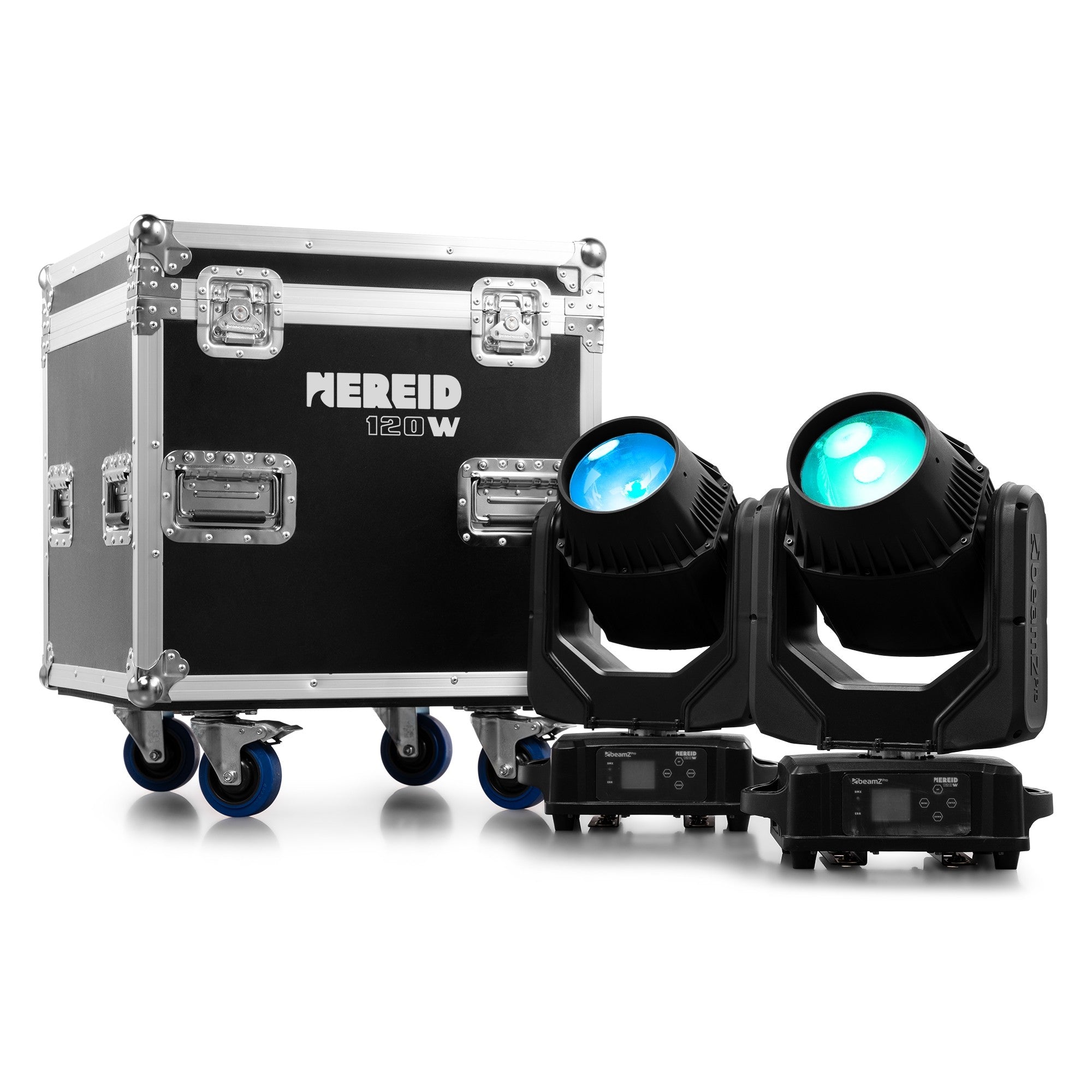 beamZ Pro Nereid120 - LED Beam Cabeza móvil exterior 2pcs en Flightcase - Tempo Shop