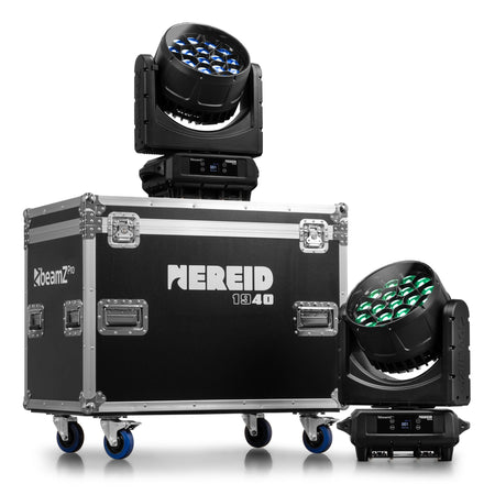 beamZ Pro Nereid1940 - LED Bee Eye Cabeza móvil con Zoom para exterior 2 piezas en Flightcase - Tempo Shop
