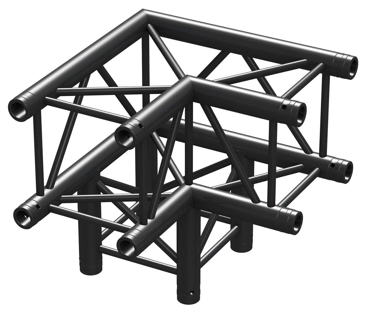 beamZ Pro P30 - C30 - Truss 3 vias corner 90º Negro - Tempo Shop