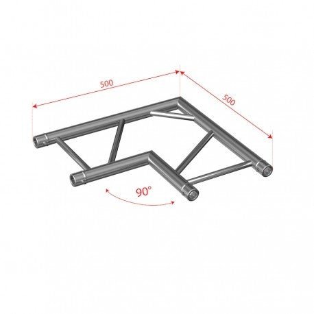 beamZ Pro P32 - C21H Duo - Truss 2 - way 90º - Tempo Shop