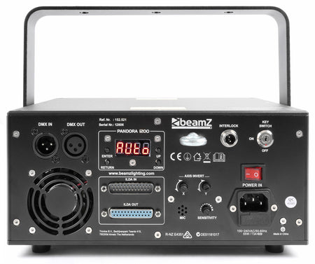 beamZ Pro Pandora 1200 - Laser TTL RGB - Tempo Shop