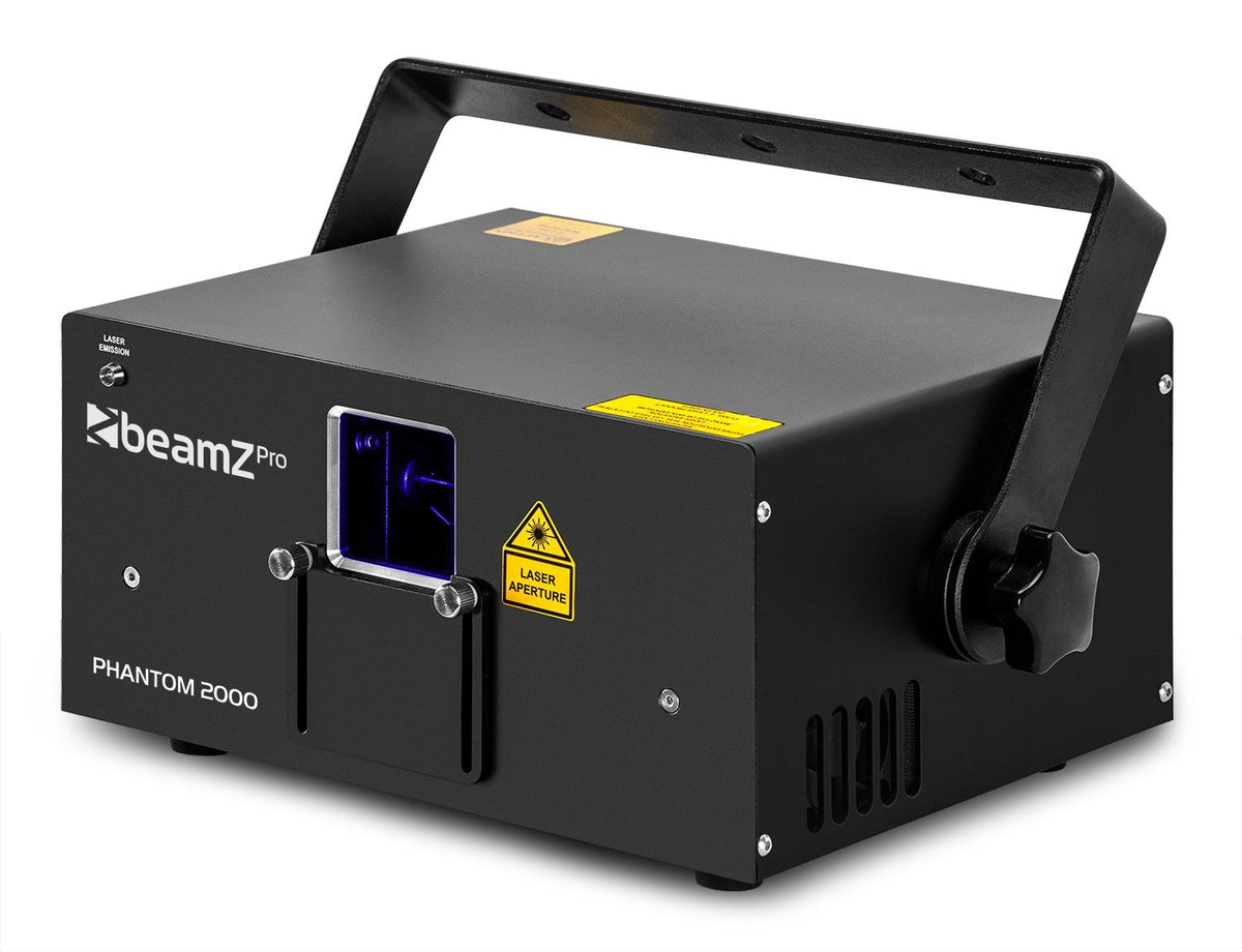 beamZ Pro Phantom 2000 - Laser Puro Diodo RGB - Tempo Shop
