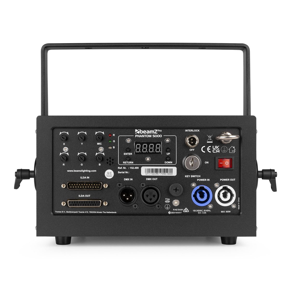 beamZ Pro Phantom 5000 - Laser Puro Diodo RGB - Tempo Shop