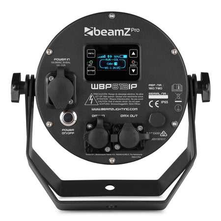 beamZ Pro WBP612IP - Foco PAR LED Aluminio IP65 6 - en - 1 - Tempo Shop