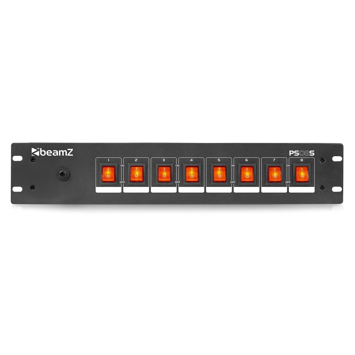 beamZ PS08S - Panel de interruptores 8 canales con conectores Schuko - Tempo Shop