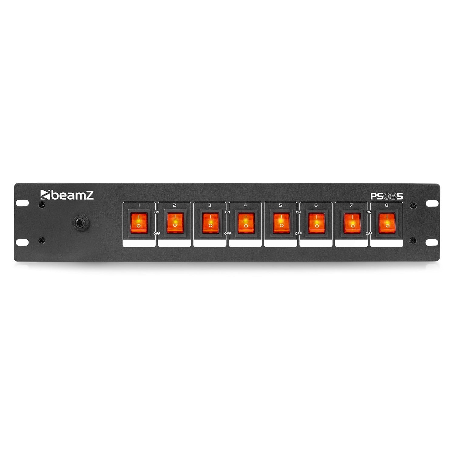 beamZ PS08S - Panel de interruptores 8 canales con conectores Schuko - Tempo Shop