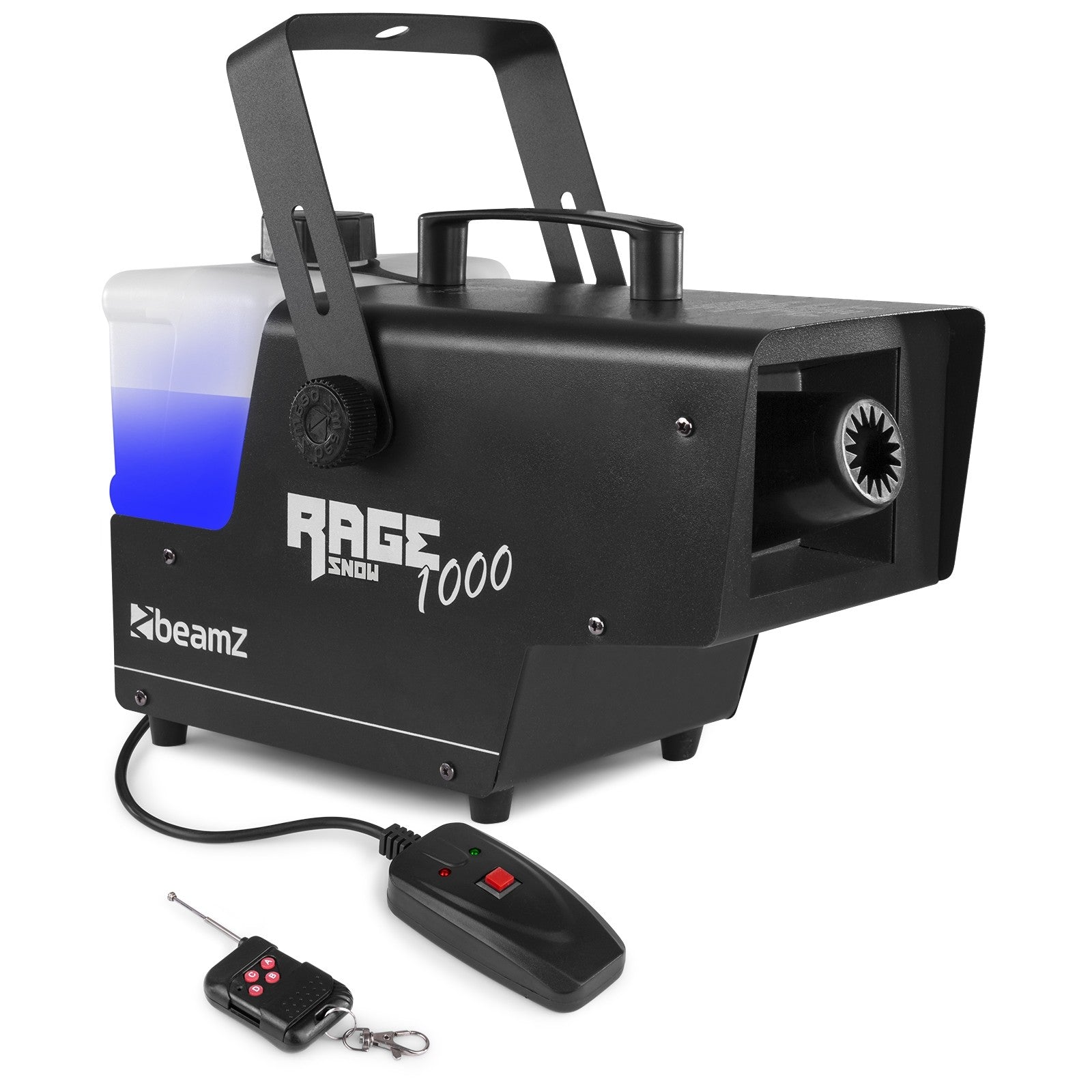 beamZ Rage 1000 - Maquina de nieve con mando a distancia - Tempo Shop