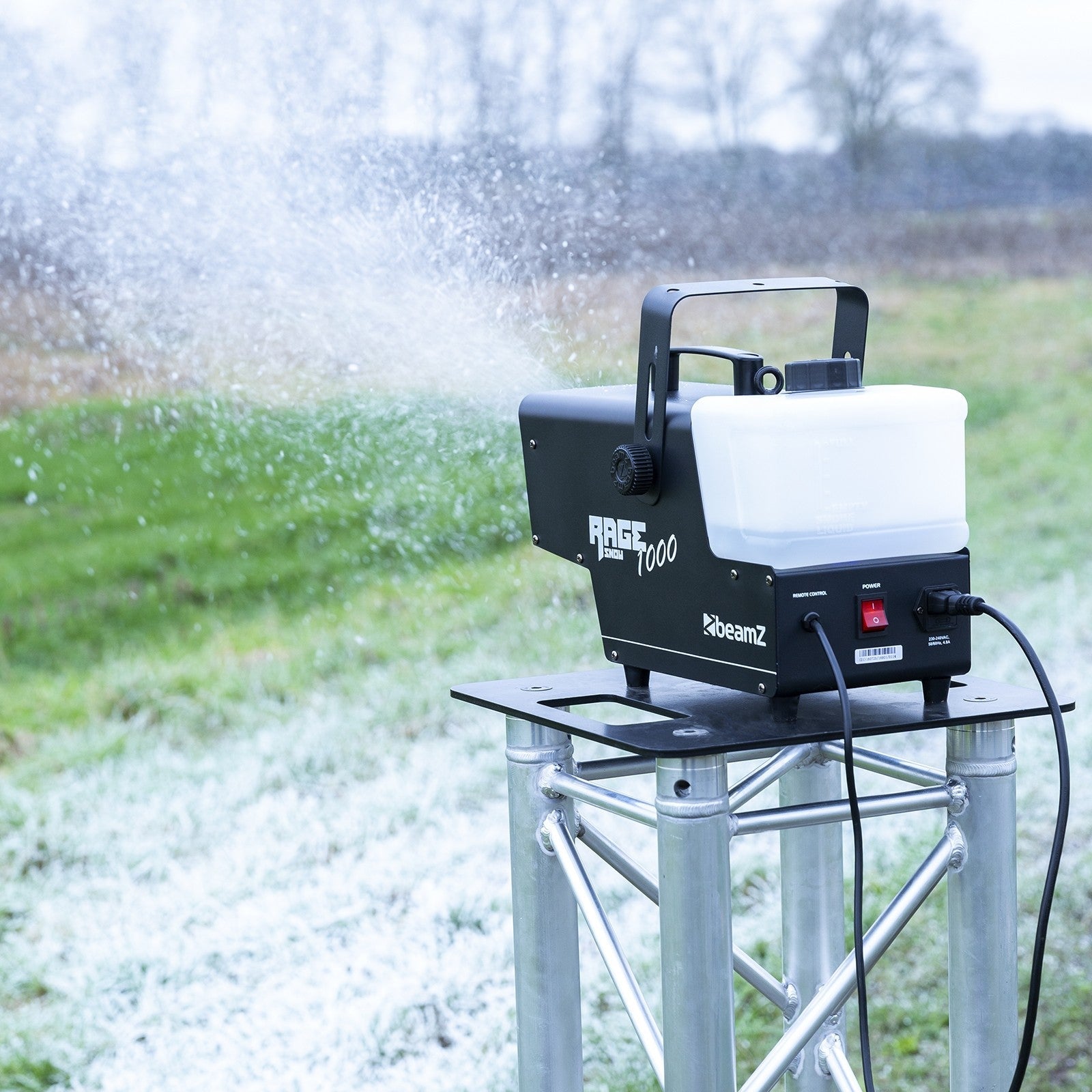 beamZ Rage 1000 - Maquina de nieve con mando a distancia - Tempo Shop