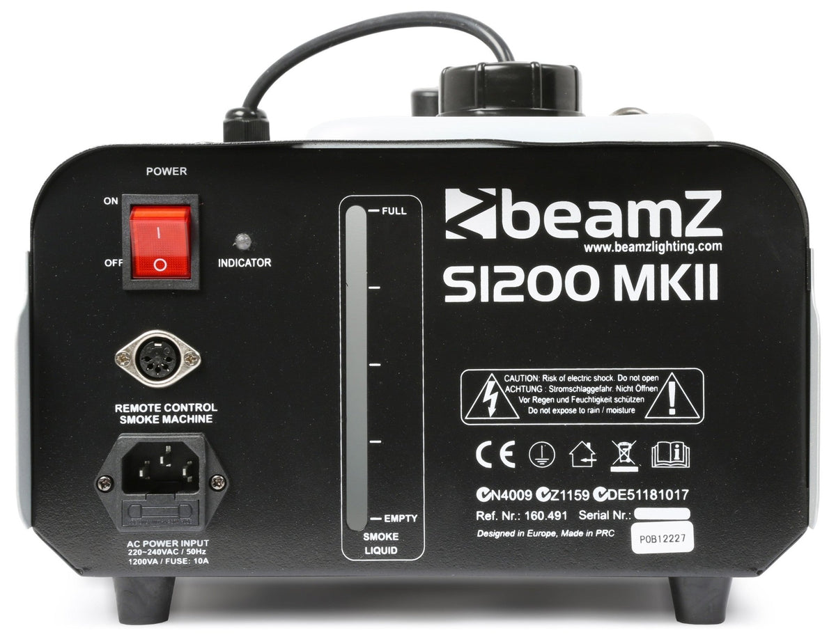 beamZ S1200 MKII - Máquina de Humo - Tempo Shop