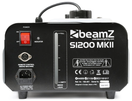beamZ S1200 MKII - Máquina de Humo - Tempo Shop