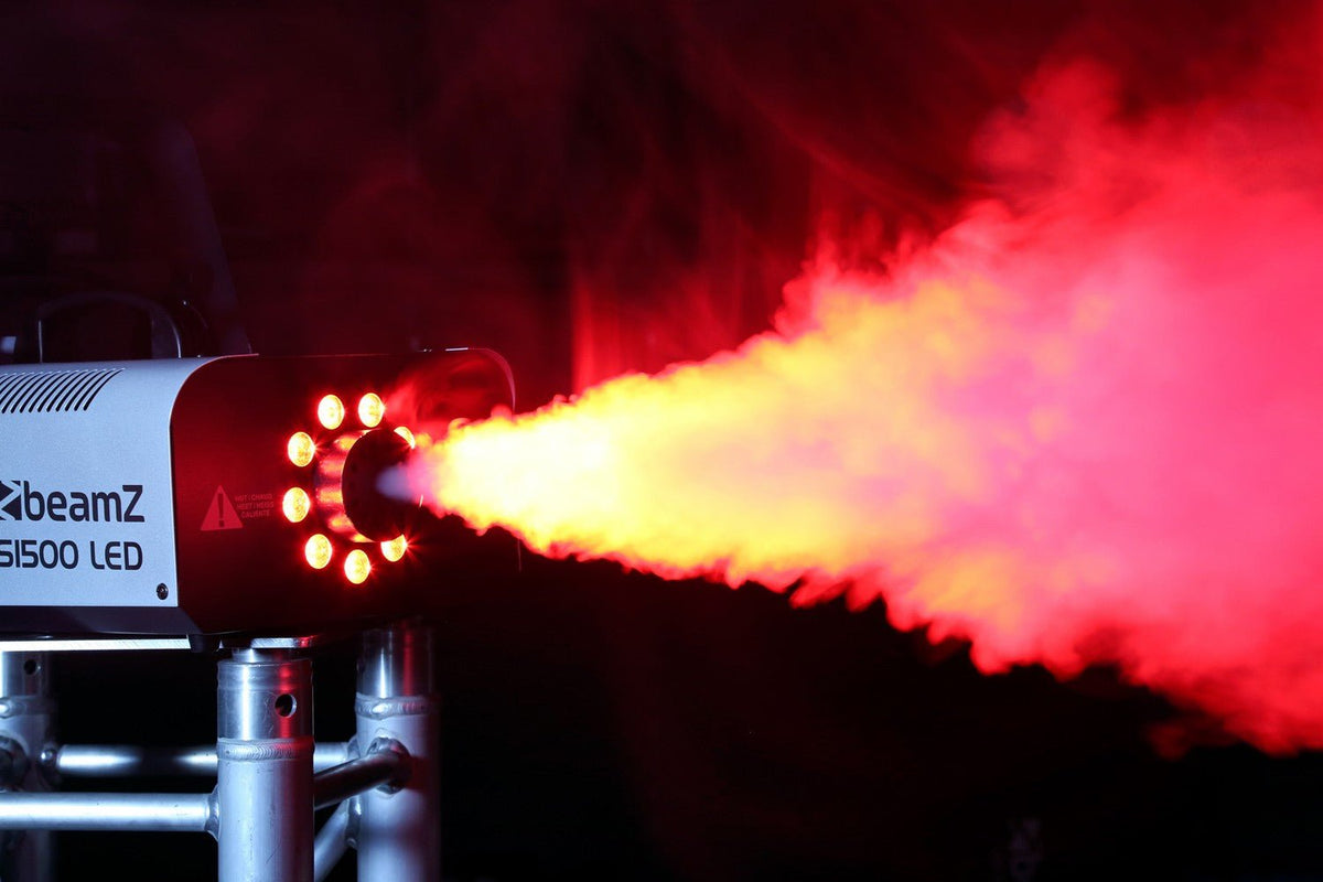 beamZ S1500LED - Maquina de Humo con Leds 9x 3W RGB DMX - Tempo Shop